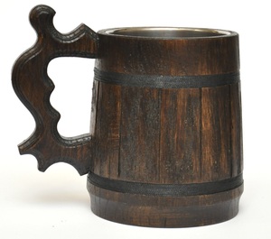 Wood Tankard Fer Drinking Meade